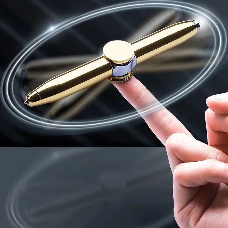 Fidget Spinning Rotatable Finger Pen