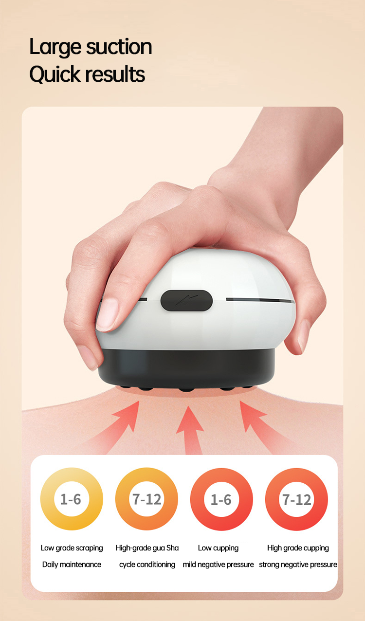 Electric Wireless Intelligent Scraping Cupping Massager