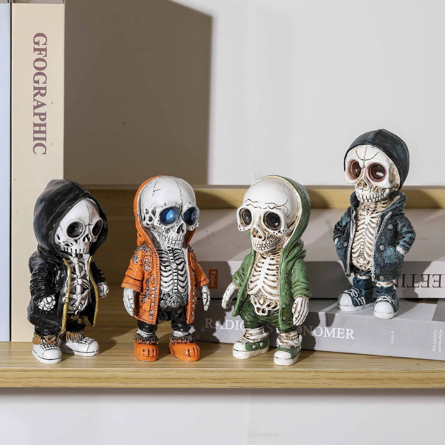 Halloween Skeleton Doll Resin Craft For Decor