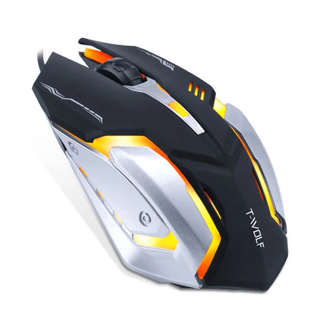 Pro Gamer Gaming Mouse 8D 3200DPI Adjustable Wired